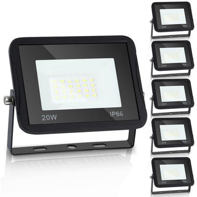 VINGO 5x 20W LED Fluter LED Strahler Wasserdicht Flutlicht Außenstrahler Outdoor-Sicherheitsleuchte Image