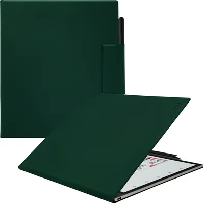 Magnetic Case for Onyx Boox Tab X C 13.3 Ultra-Thin Lightweight Leather Cover with Magnetic Pen Buckle, Auto Sleep/Wake