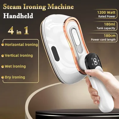 110V-220V Handheld Steam Iron Foldable Garment Steamer 1200W Power Portable 4 Speed Steamer Touch