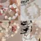 Crystal Bowknot Beaded Mobile Phone Lanyard Wrist Strap Chain Short Anti-lost Cellphone Case Key Pendant Phone Charm Strap
