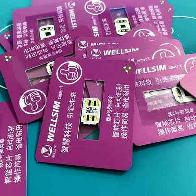 wellsim smart With QPE for IP6 to 16 Promax Power-Saving WELLSIM Smart Card Stickers