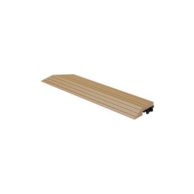 ML-Design WPC Abschlussleiste Abdeckleiste für WPC Terrassenfliesen Bodenbelag Teak Image