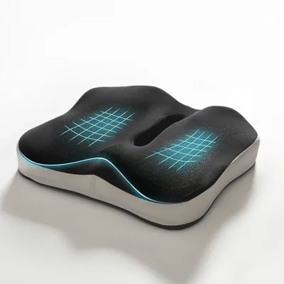Memory Foam Seat Cushion Office Chair Cushion Car Seat Support Waist Pillow Massage Buttocks Pad Pain Relief Orthopedic Pillow