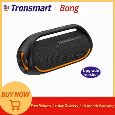 Tronsmart Bang Bluetooth Speaker Portable Party Speaker with Lossless Hi-Res Audio, Heavy Bass, App Image
