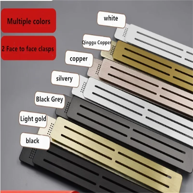 60 mm Lüftungsgitter, Premium breit, quadratisch, rechteckig, Aluminium, Lüftungsgitter, Lüftungsgitter, Abdeckung, Klimaanlage, Schrank, Schuhschrank