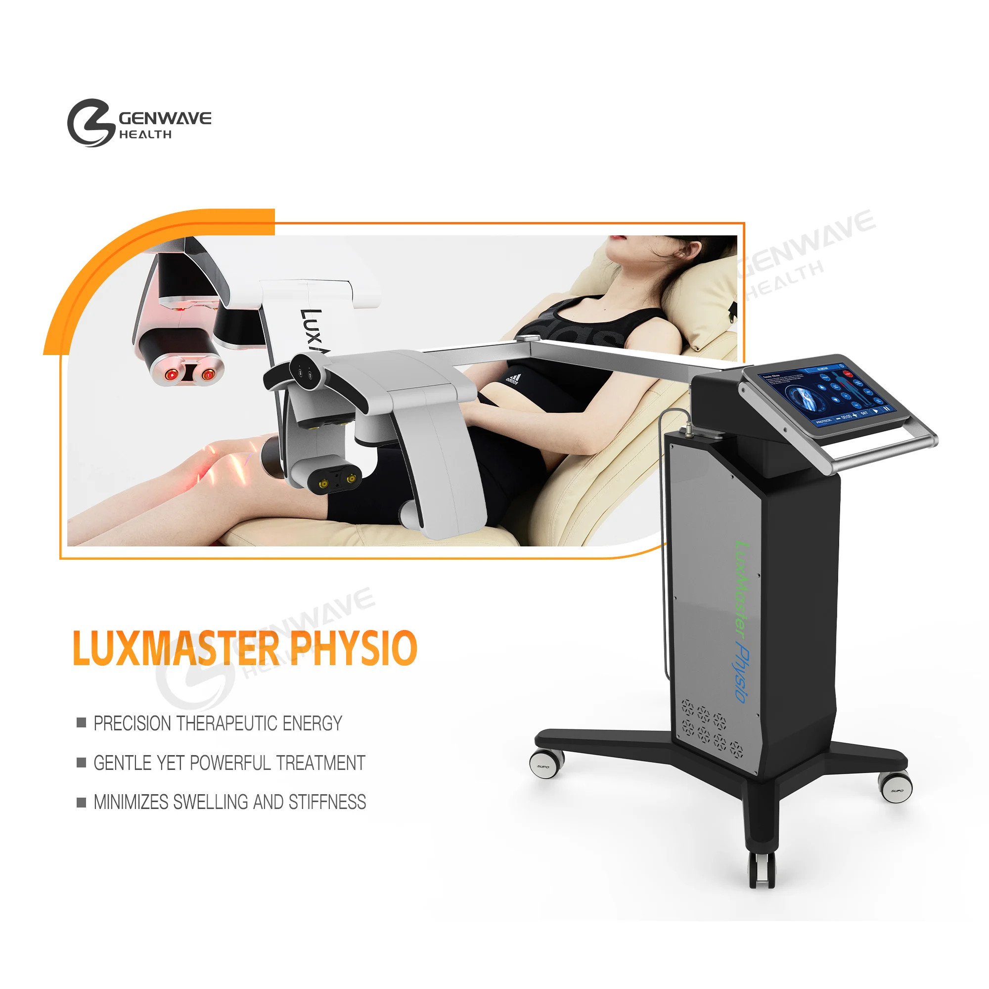 LuxMaster Physio LLLT Therapy 405 nm Combo 635 nm Physiotherapiegerät zur Schmerzlinderung Image