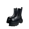 Männer Chelsea Stiefel Plattform High Top Mann Gothic Sneakers Heels Leder Luxus Vintage Trendy Designer Schuhe
