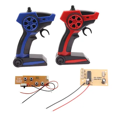 1 Set 2.4G 4CH Remote Control Transmitter And Receiver Module Accessories Replacement For Ship Tank Boats Model RC Hobby Car