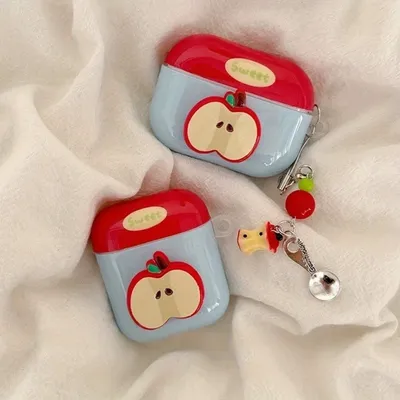 [TPY 4B41] Nischenfarblich passende dreidimensionale Apple anwendbare Apple-Kopfhörer-Schutzhülle Airpods4 Wireless Bluetooth Image