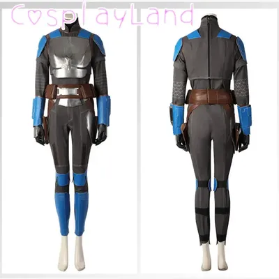 Bo Katan Kryze Cosplay Outfit Anpassbare Brustpanzer Rüstung Gamaschen Erwachsene Frauen Karneval Image
