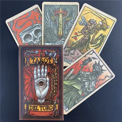 Hochwertige Del Toro Tarot Deck Karten Familie Urlaub Party Spielkarten Deck Tarot Karte Brettspiele Image