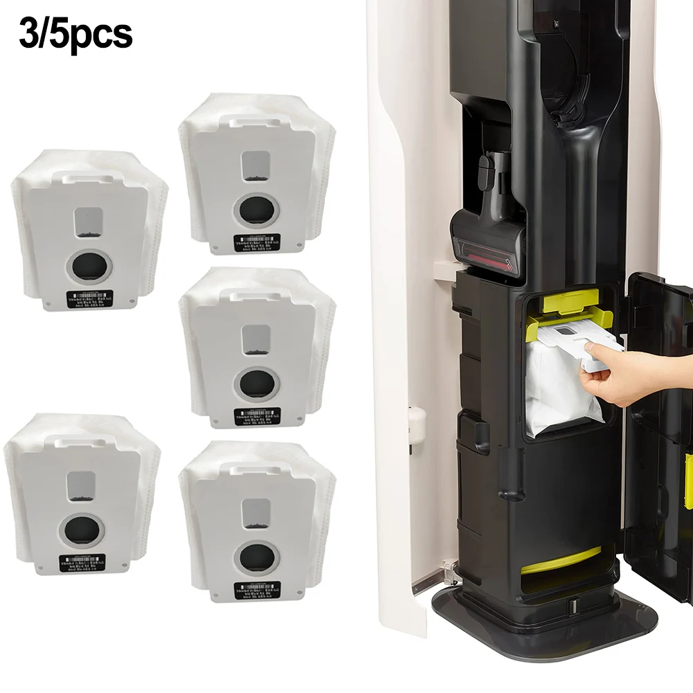 3/5 stücke vakuum staub beutel für lg vakuum teil ajl75313902 agf75313902 cordzero a9t vakuum turm staubbeutel Image