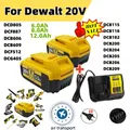 Nuovo 100% originale 6000mAh 20V per batteria per elettroutensili Dewalt DCB200 20V 6.0Ah batteria