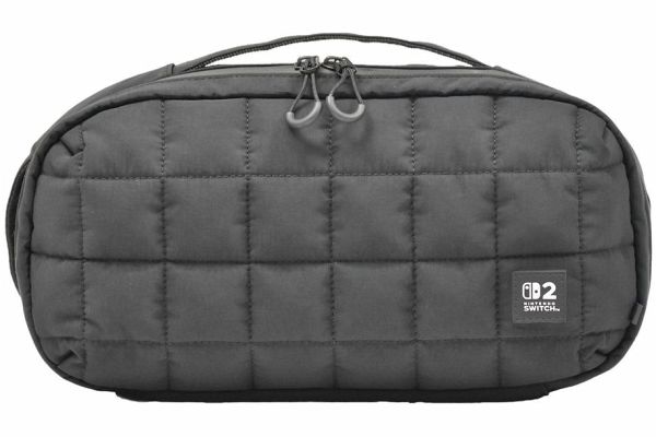 Gesteppte Tasche für Switch 2 (schwarz)