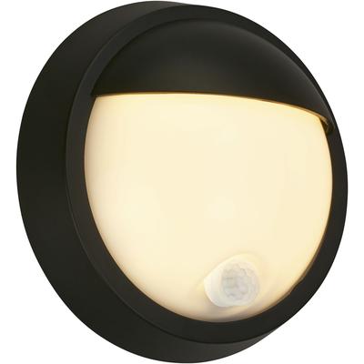 Außen-Wandleuchte BRILONER LEUCHTEN "Außenleuchte PUNI", schwarz-weiß (schwarz, weiß), Lampen, Außenwandleuchte Image