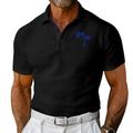 Per uomo Polo Maglia da golf All'aperto Abbigliamento quotidiano Bavero Manica Corta Moda Hawaiano Albero di Cocco Stampato Estate Vestibilità regolare Nero Bianco Giallo Vino Azzurro cielo Grigio