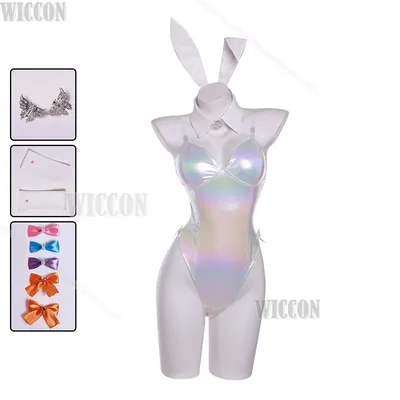 NEEDY GIRLs KAngel Cosplay Bunny Girl Finger Gleicher Stil Lolita Doujin Body Perücke Party Laser Image
