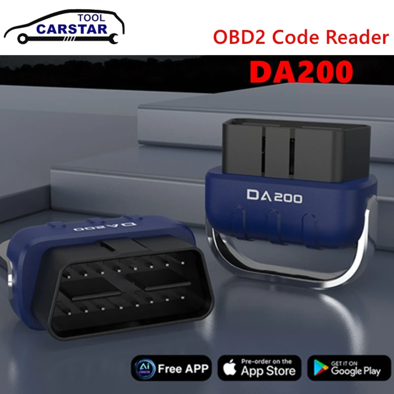 DA200 OBD2 Codeleser DA200 Bluetooth ELM327 OBD2 Bluetooth 5.4 25K80 Chip Fehlercoder Kostenlose APP Unterstützung Android/IOS Image