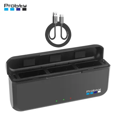 Neues Taschenladegerät für GoPro Hero 13 TF-Kartenaufbewahrung 3 Slots Akku Schnellladebox für GoPro Hero 13 Akkuladegerät