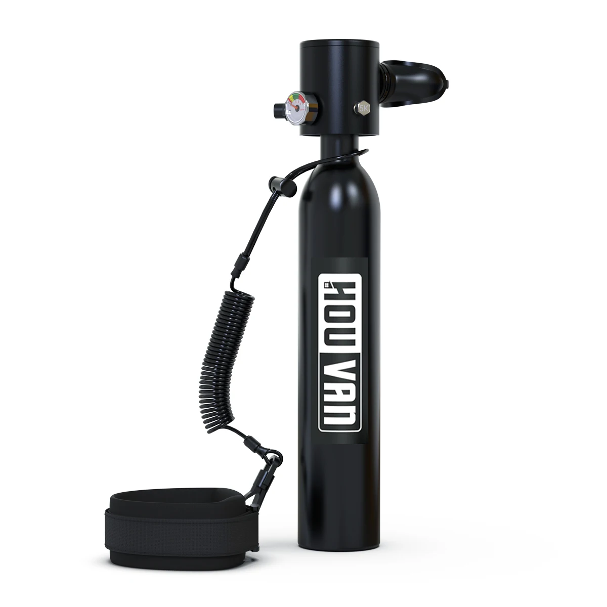 HOUVAN 0,5 l Mini-Tauchtank mit Umhängeband, Mini-Tauchausrüstung, Tauchzylinder für Unterwassererkundung, Outdoor-Reisen Image