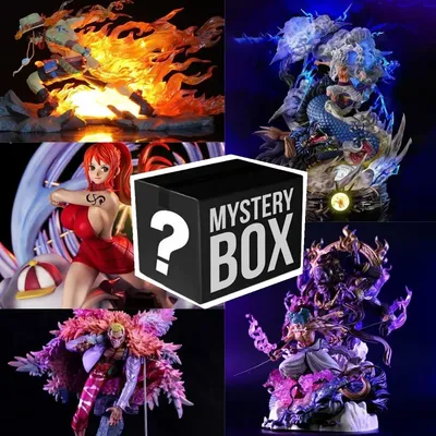 Bandai One Piece Anime Character Figure Mystery Box Surprise Lucky Box Blind Box about 10-30cm
