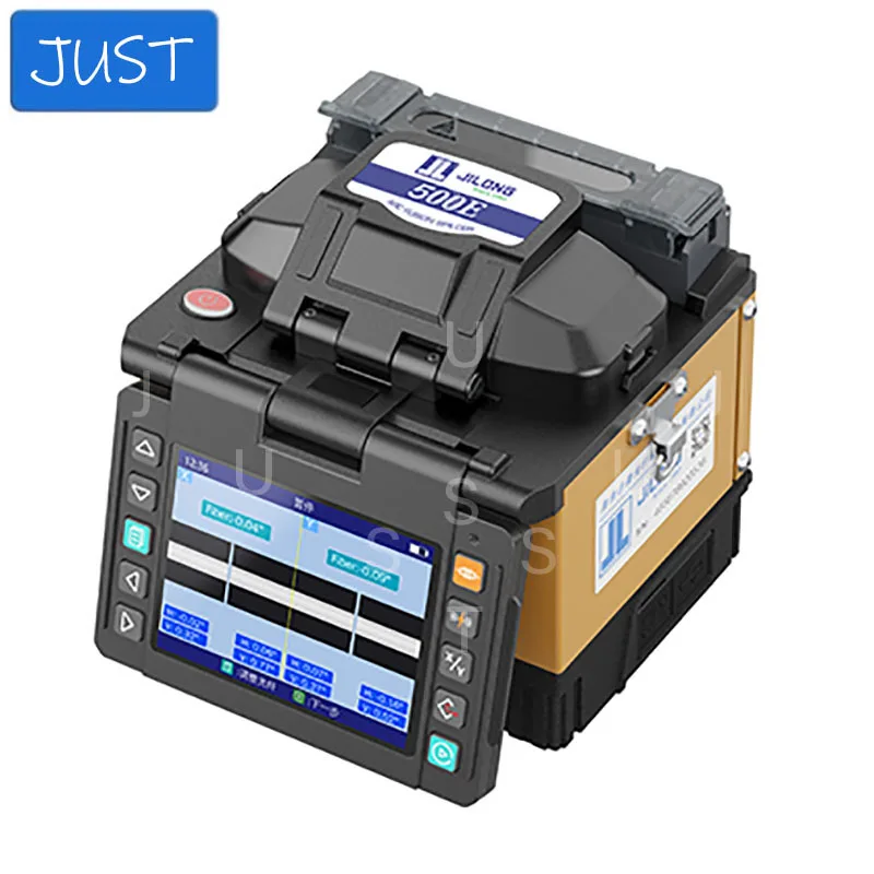 500E Mini FTTx Fiber Fusion Splicer 3,5 Zoll High Definition LCD Display Kernausrichtung Verkleidungsausrichtung Fusion Zeit 8 Sekunden Image
