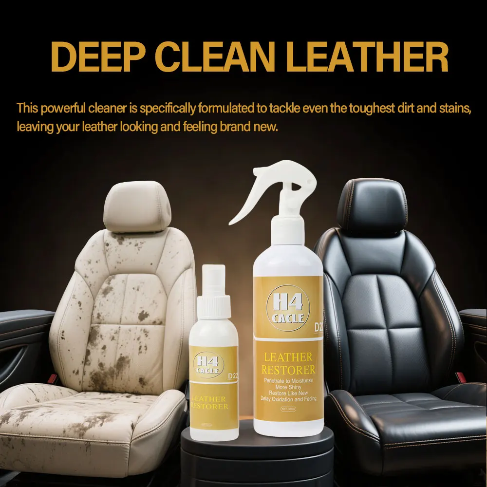 Kunststoff Leder Restaurator Auto Innen Sitz Dekontamination Glanz Spray Hause Sofa Beschichtung Polnischen Reiniger Mittel Flüssigkeit Auto Pflege Image