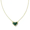 Collier coeur pour femmes, collier pendentif longueur réglable pour femmes, coeur rose mignon, mode
