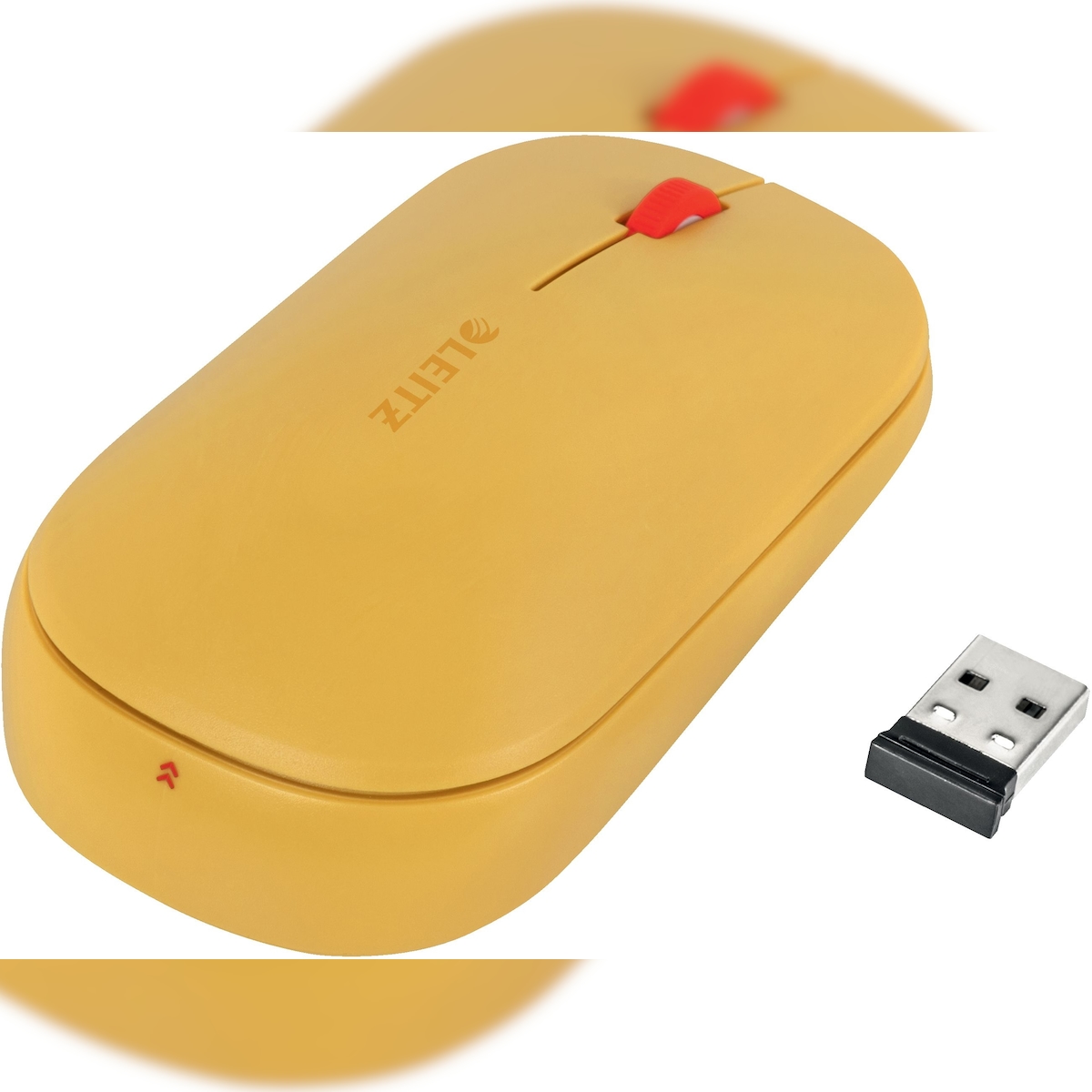 LEITZ Maus Cosy Kabellos gelb Packung mit 10 Stück Image