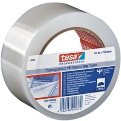 Klebefilm tesaband 4668 50mmx33m PE farblos Packung mit 18 Stück Image