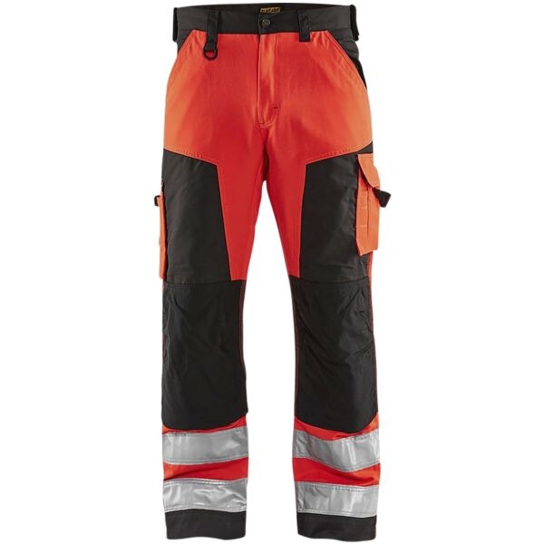 Blakläder Warnschutz Bundhose »1566« HIGH-VIS Kl. 2 Größe 50 rot