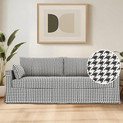 Sofa Cover For HYLTARP Sofa Floral Quilted 100% Cotton Slipcovers