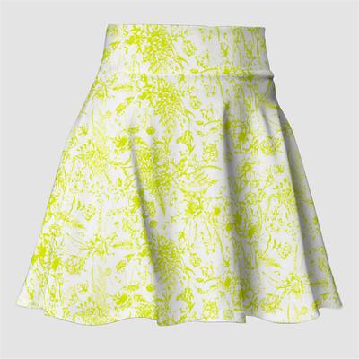 US Open Women's Tennis Skirts Tennis Skirts with Shorts High Waist Breathable Quick Dry Tennis Golf Running Graphic Black Yellow Blue Tennis Clothing