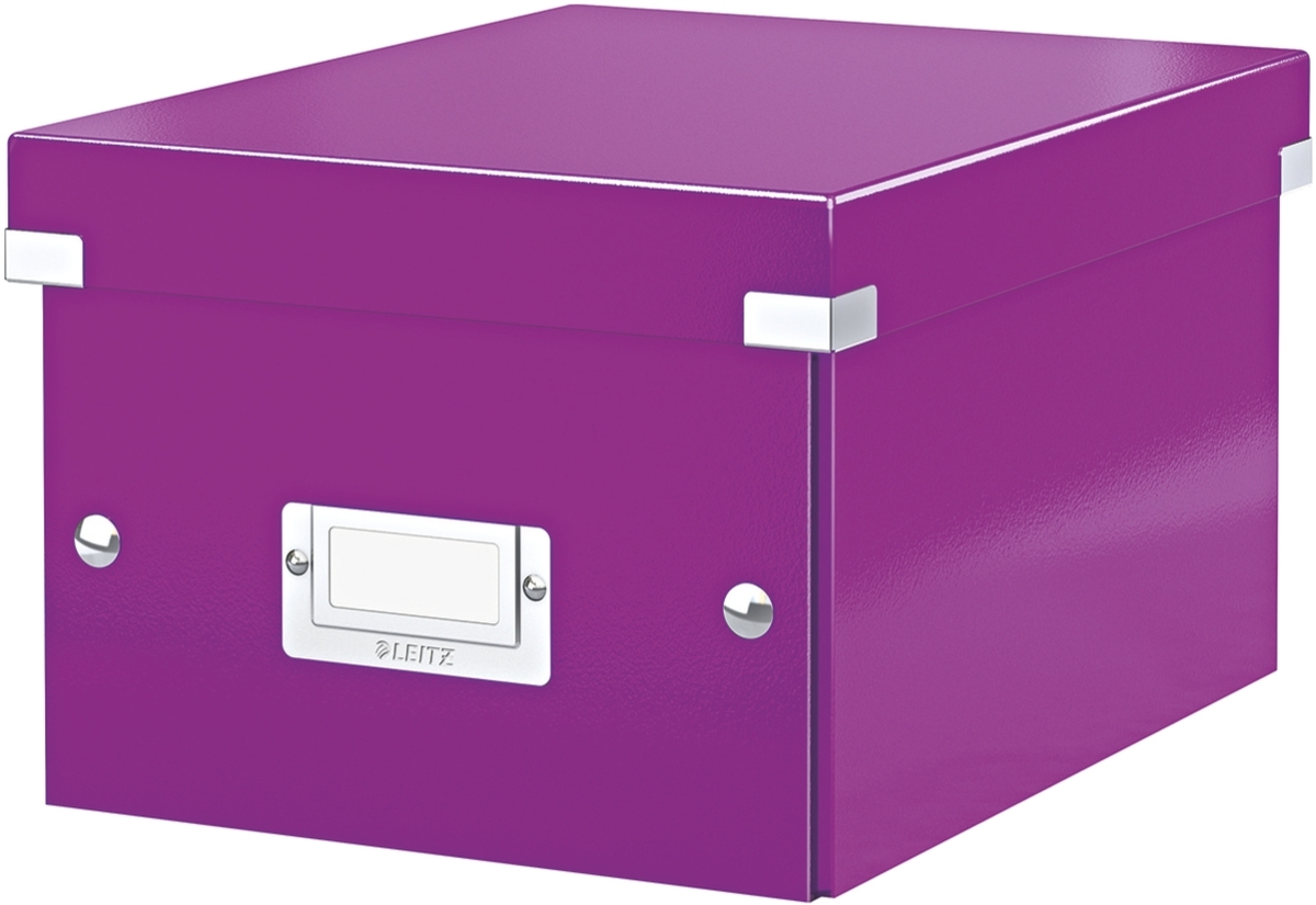 LEITZ Ablagebox Click & Store A5 violett Packung mit 6 Stück Image