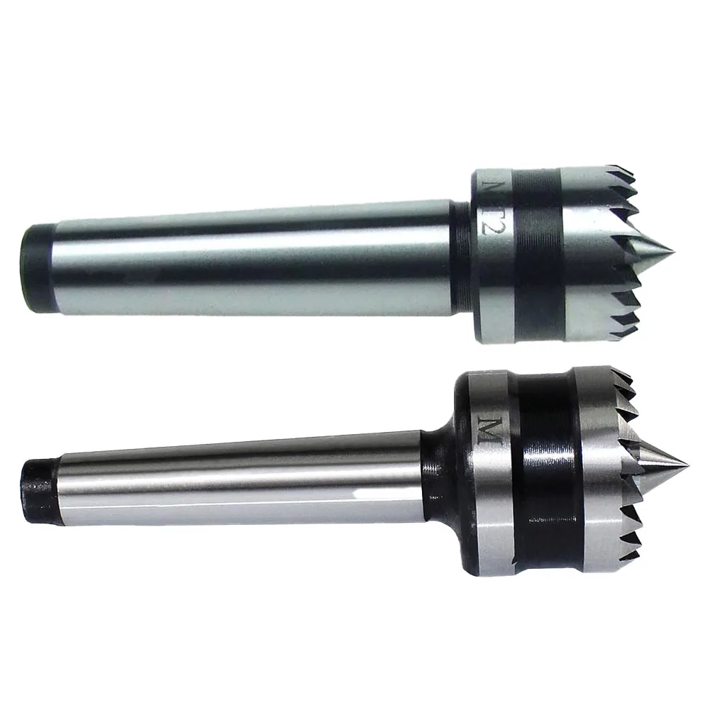 Crown Multi-tooth Holzbearbeitung Drehmaschine Antriebszentrum Spindel MT1or MT2 Mit Federbelasteter Spitze Woodturing CNC Metallbearbeitung Werkzeuge Image