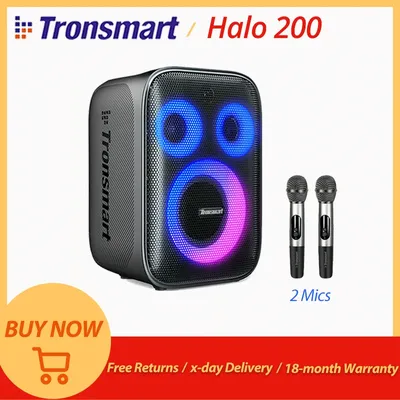 Tronsmart Halo 200 Lautsprecher, Bluetooth-Lautsprecher mit 3-Wege-Soundsystem, 120 W, Image
