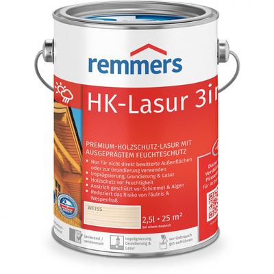 Remmers HK-Lasur 3in1 weiß RC-990, 2,5 l Image