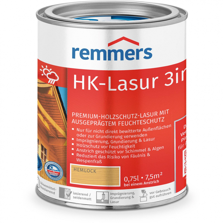 Remmers HK-Lasur 3in1 hemlock RC-120, 0,75 l Image