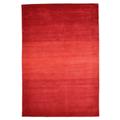 Tappeto in lana tessuto a mano - rosso - 70x140 cm