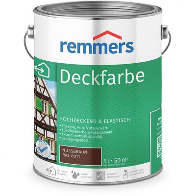Remmers Deckfarbe nussbraun RAL 8011, 5 l Image