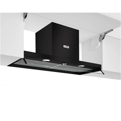 Bosch - Integrierte kastenhaube 90cm 620m3/h schwarz/glas DBB96AF60