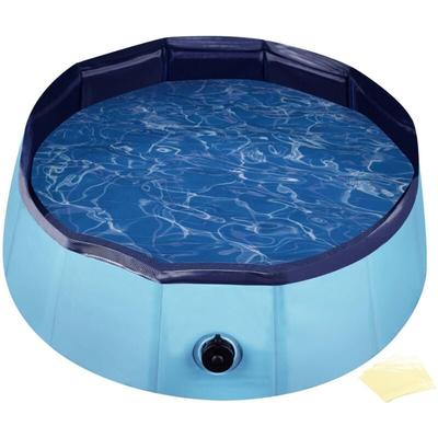 Hundepool 80 x 30 cm rutschfestes Hundeplanschbecken, Hundeschwimmbad faltbar aus pvc, Image