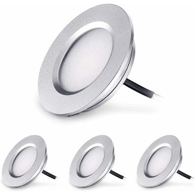 LED Einbaustrahler Extra Flach 3W 12V LED Einbaulampe Runde Deckenleuchte Dimmbar 240 Lumen Image