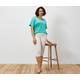 Tchibo - Überschnittenes Blusenshirt - Damen - Gr. XXL - blau