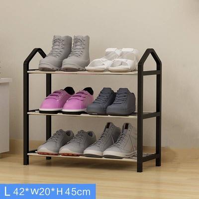 Schuhregal, 3-stöckiges Schuhregal, Mini-Schuhregal, schmales Schuhregal-Organizer für Image