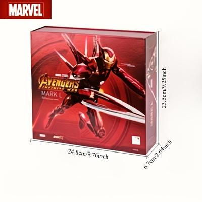 TEMU Iron Man 7inch Pvc Figurine, Edition, With Details, Mixed Color, For Avengers Collector, Holiday Birthday Gift Image