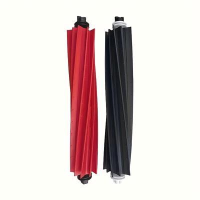 TEMU 1 Set Of Dual Main Brushes For , S8, S8+, Q5 Pro, Q5 Pro+, Q8max And Q8max+ Sweeping And Mopping Robot Kit, Replacement Parts 1 Pair Of 2 Roller Brushes Image