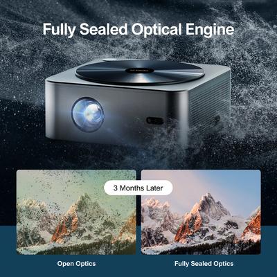 TEMU Ultimea Projector 4k Hdr10, Bright Edges 700 Ansi Wifi Bluetooth Projector, Obstacle Avoidance, Auto Focus, Os, 6d Keystone Proyector, Native 1080p