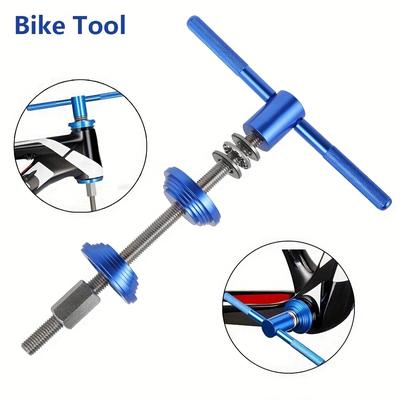 TEMU Bike Bearing Press Tool Kit Mountain Bike Headset Install And Removal Cycling Bottom Bracket Wrist Group Tool Labor-saving Headset Installation Tool Bicycle Repair Parts