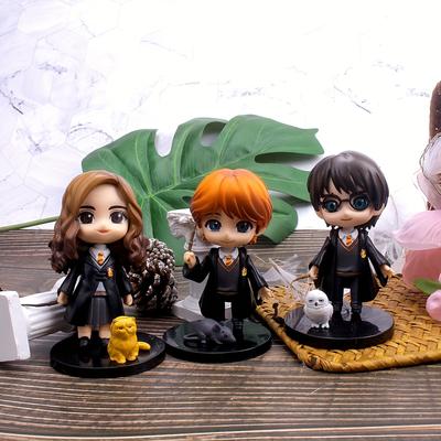 TEMU Wizarding World 3pcs Figurine Set, Designed By Wb, Made Of Pvc Material, Suitable For Home, Office, Party, And Collection Decoration, Perfect Creative Gift For Image